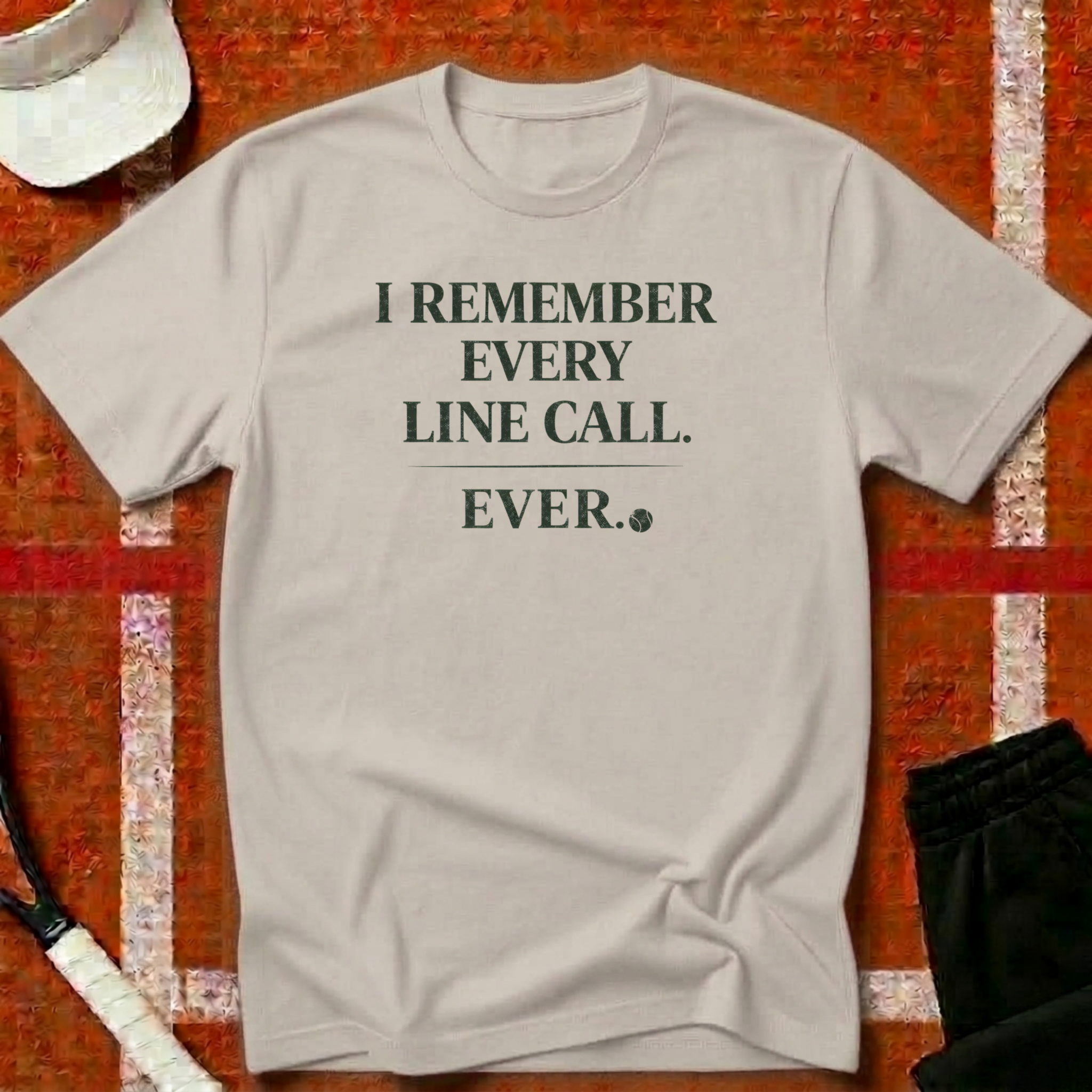 I Remember When I Was Good At Tennis T-Shirt in Ice Grey | Funny Tennis Gift | Unforced Club