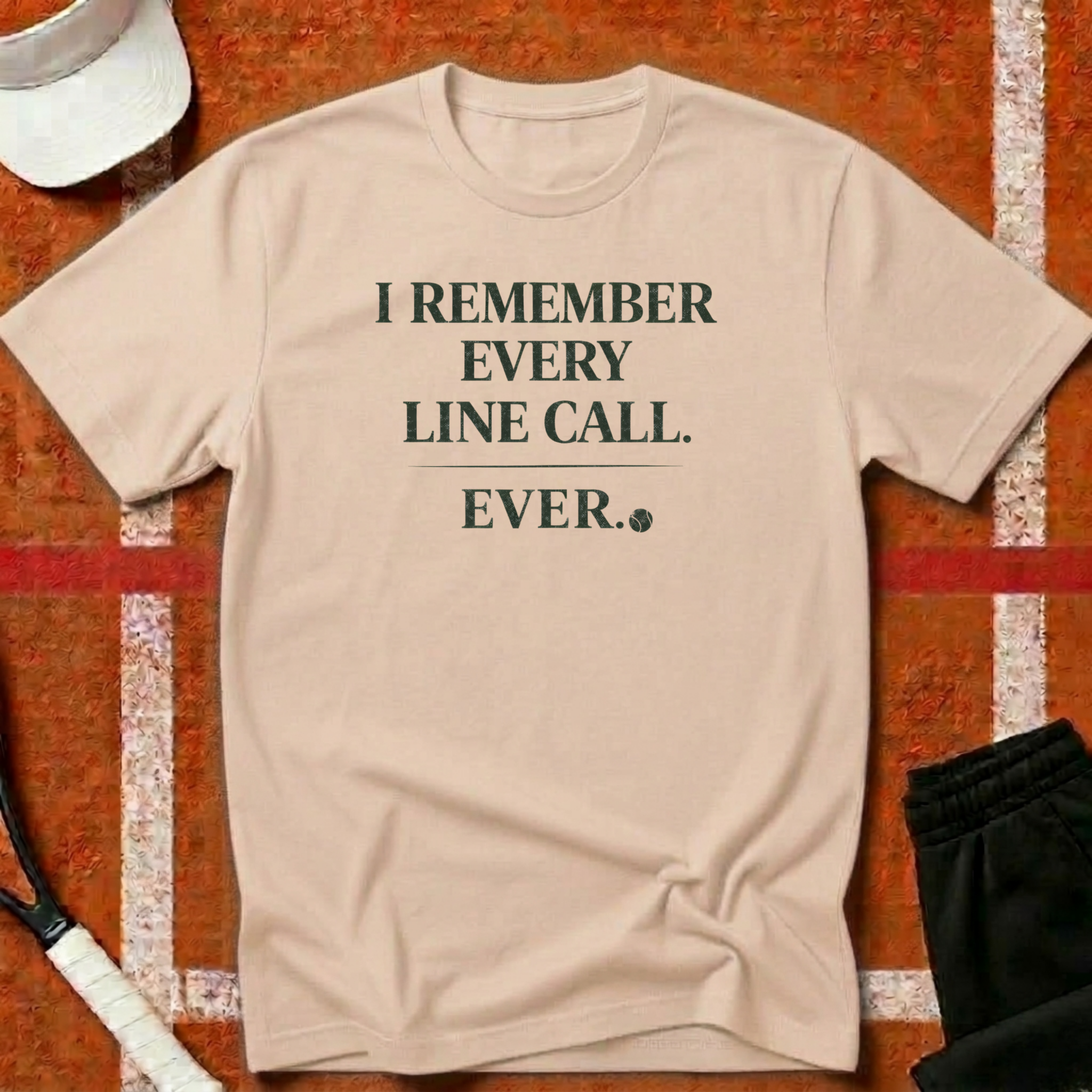 I Remember When I Was Good At Tennis T-Shirt in Natural | Funny Tennis Gift | Unforced Club