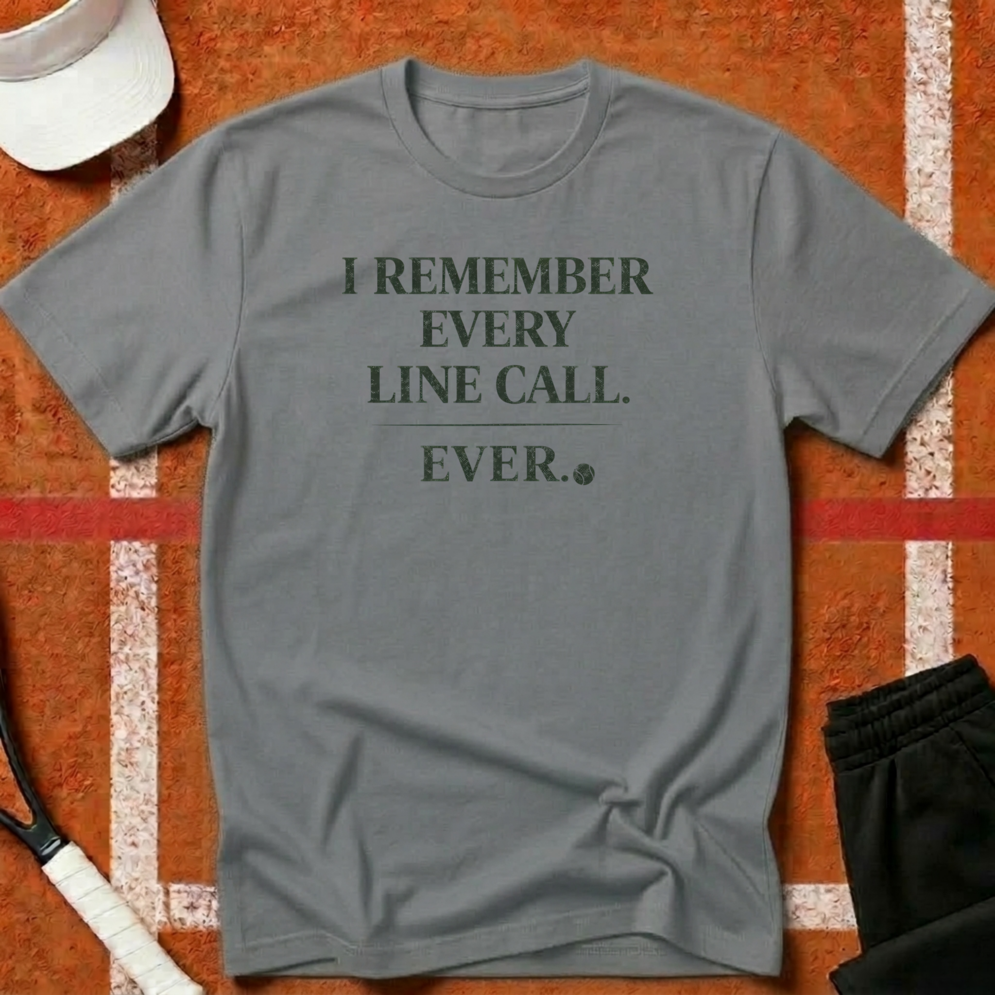 I Remember When I Was Good At Tennis T-Shirt in Sport Grey | Funny Tennis Gift | Unforced Club